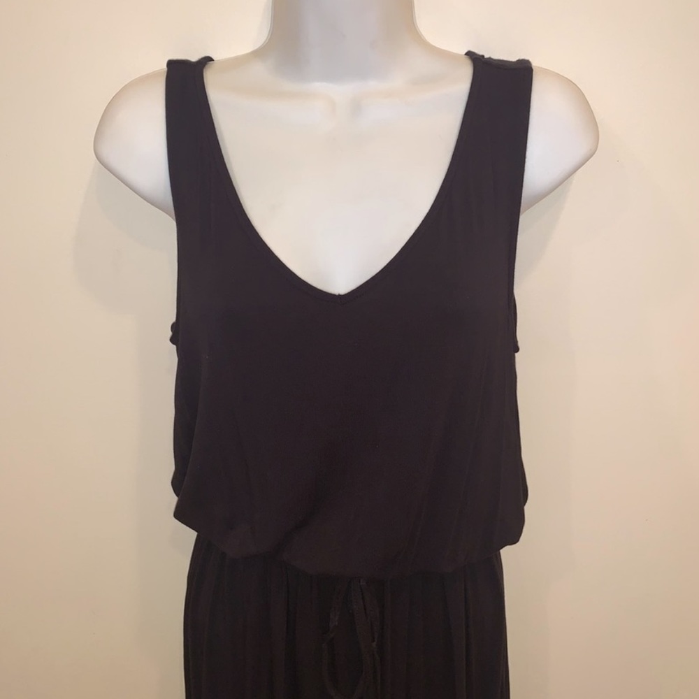 Merona Cotton Tank Knit T Shirt Dress - Black - Picture 5 of 12